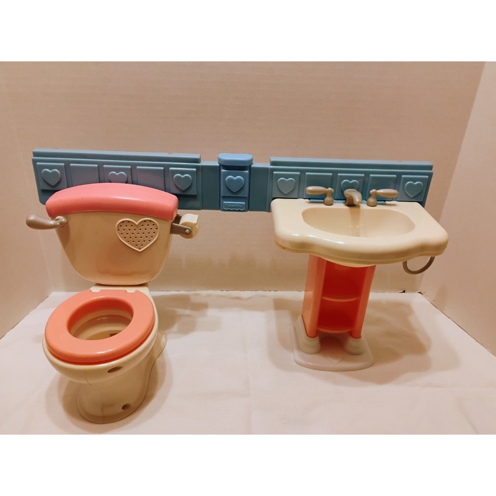 Fisher Price Little Mommy Gotta Go Potty  Bathroom Accessory With Sounds 2007